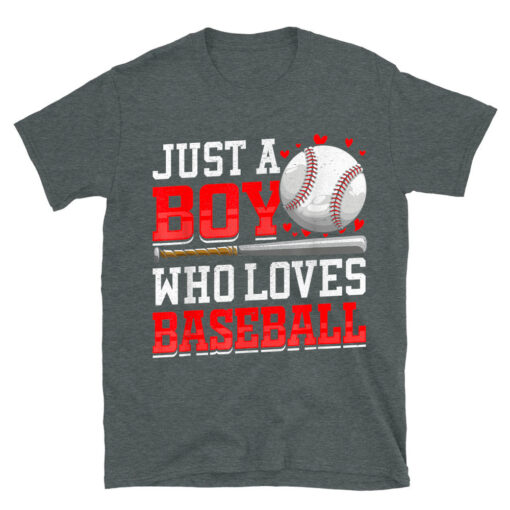 American Sport Just A Boy Who Loves Baseball T-Shirt