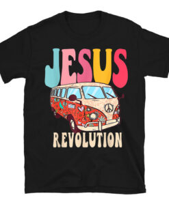 Boho Jesus Revolution Christian Faith Based Jesus T-Shirt