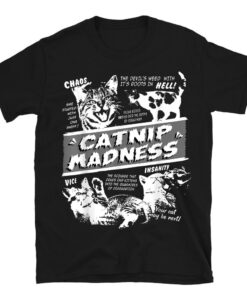 Catnip Madness Cute Kitten Cat Pet Humor T-Shirt