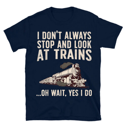 Cool Trains Train Collector Railroad Engine T-Shirt