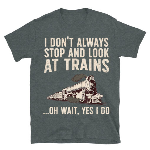 Cool Trains Train Collector Railroad Engine T-Shirt