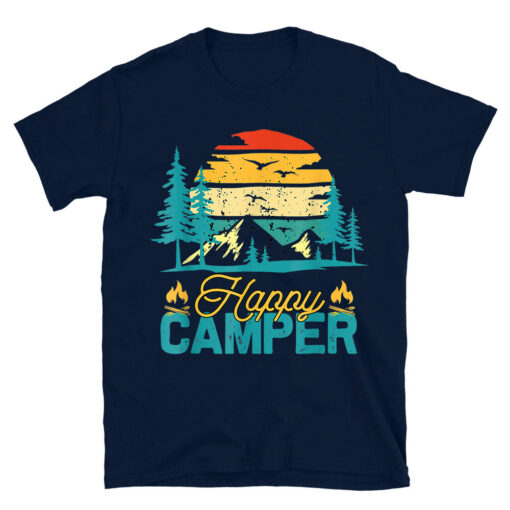 Happy Camper Matching Camping Crew T-Shirt