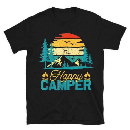 Happy Camper Matching Camping Crew T-Shirt