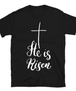 He Is Risen Easter Bunny Christ T-Shirt