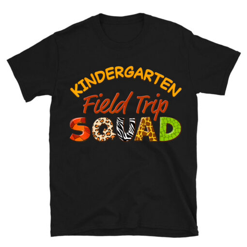 Kindergarten Students School Zoo Field Trip Squad Matching T-Shirt