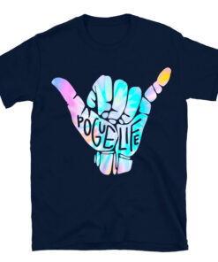 Pogue Life Shaka Hand Hang Loose Tie Dye Pattern T-Shirt