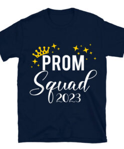 Prom Squad Senior 2023 Prom Graduation Matching Party T-Shirt