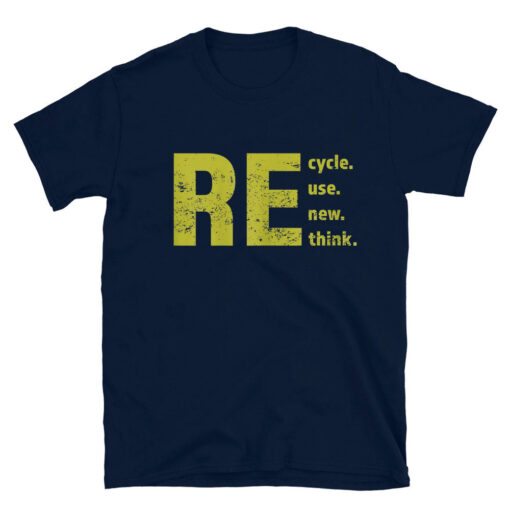 Recycle Reuse Renew Rethink For Earth Day Recycling 2023 T-Shirt