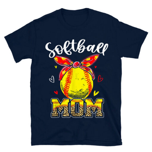 Softball Mom Headband Softball Ball T-Shirt