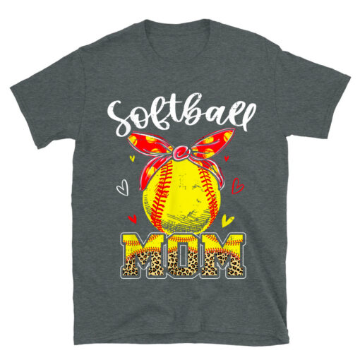 Softball Mom Headband Softball Ball T-Shirt