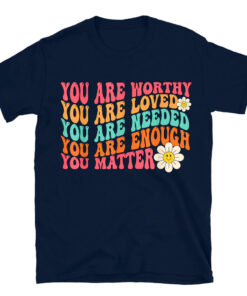 You Matter Kindness Be Kind Groovy Mental Health Awareness T-Shirt