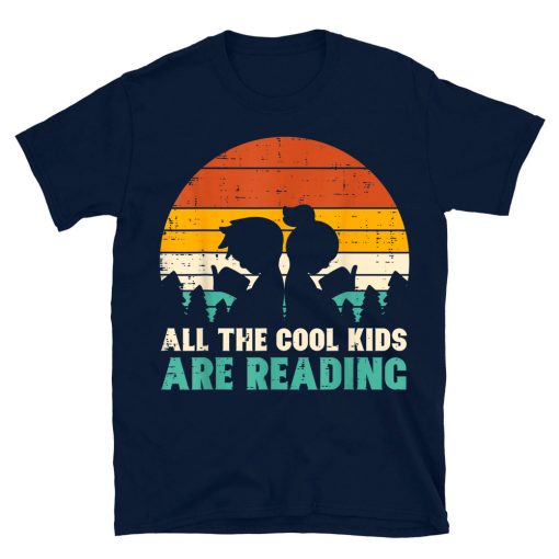 All Kids Are Reading Retro Read Book T-shirt