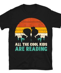 All Kids Are Reading Retro Read Book T-shirt