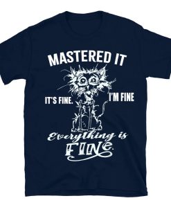 Graduate Master Degree Graduation Funny Masters Mastered It T-shirt