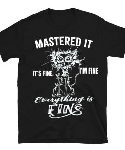 Graduate Master Degree Graduation Funny Masters Mastered It T-shirt