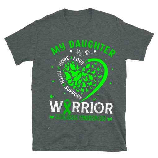 Scoliosis Awareness T-shirt My Daughter Is A Warrior  T-shirt