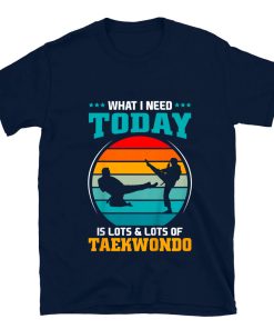 What I Need Today Is Lots And Lots Of Taekwondo T-shirt